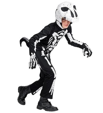 T-REX SKELETON (haalari hupulla ja naamiolla)