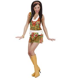 60s MOD GIRL sametti (mekko, panta)
