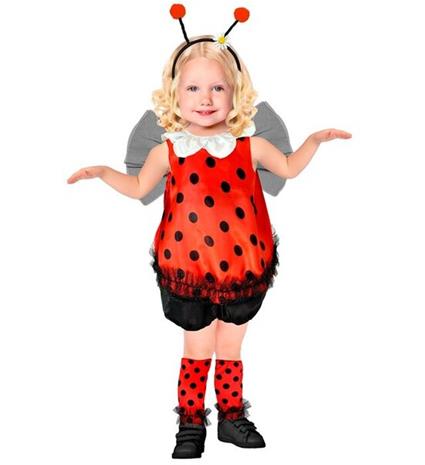 LADYBUG (toppi, shortsit, säärystimet, siivet, tuntosarvet)