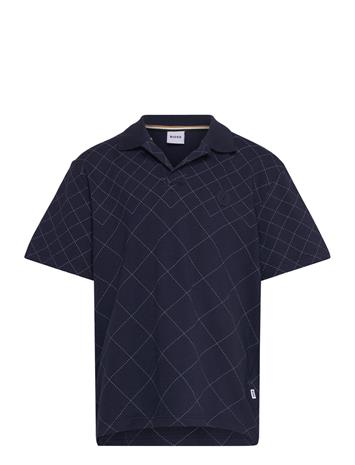 BOSS Short Sleeve Polo - Navy - 176