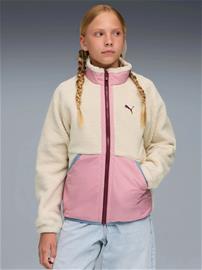 Puma Sherpa Hybrid Fleecetakki, Alpine Snow, 152