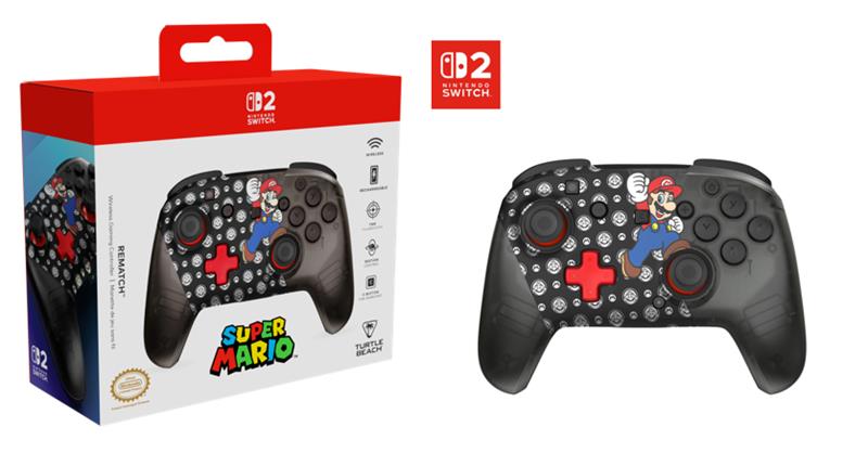 Turtle Beach Rematch Wireless, Nintendo Switch 2 -peliohjain