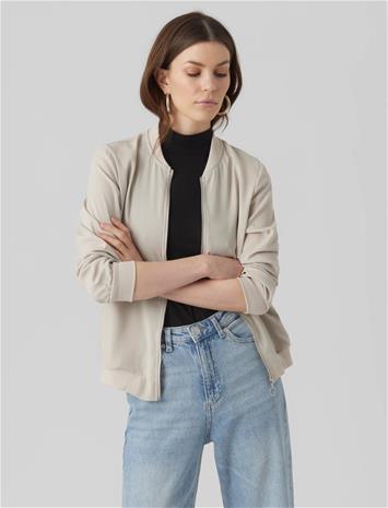 Vero Moda Vmcoco L/S Bomber Noos Bombertakki Green Vero Moda