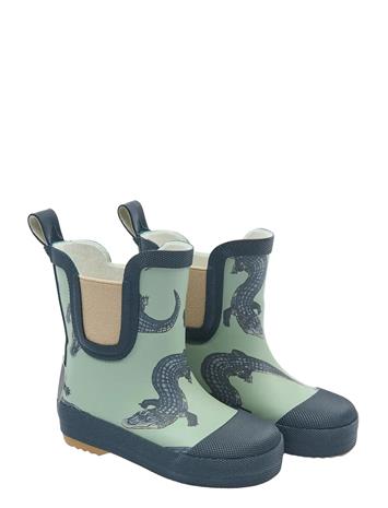 mikk-line Wellies Short Aop - Green - 30