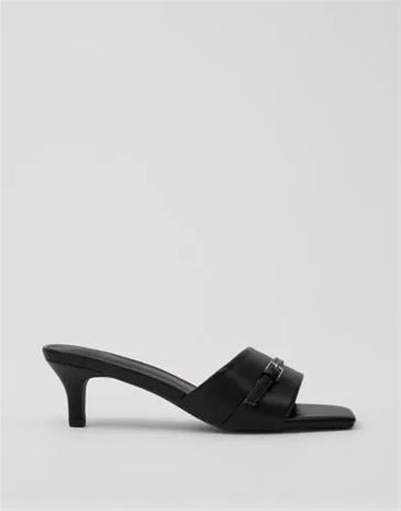 Nelly - Musta - Kitten Stiletto Mule