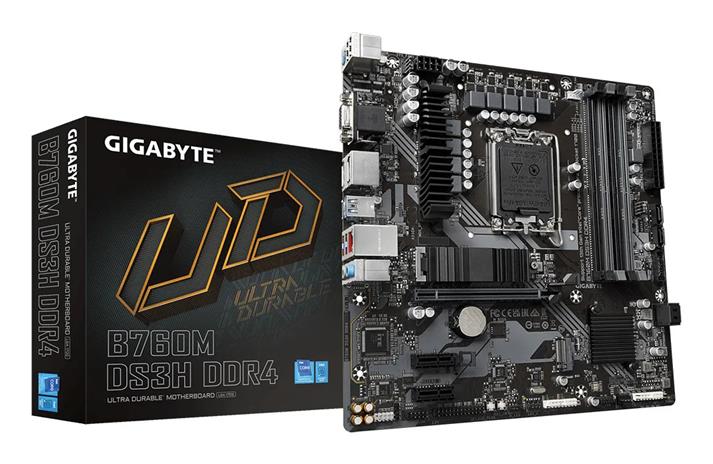 GIGABYTE B760M DS3H DDR4 Emolevy - Intel B760 - Intel LGA1700 socket - DDR4 RAM - Micro-ATX
