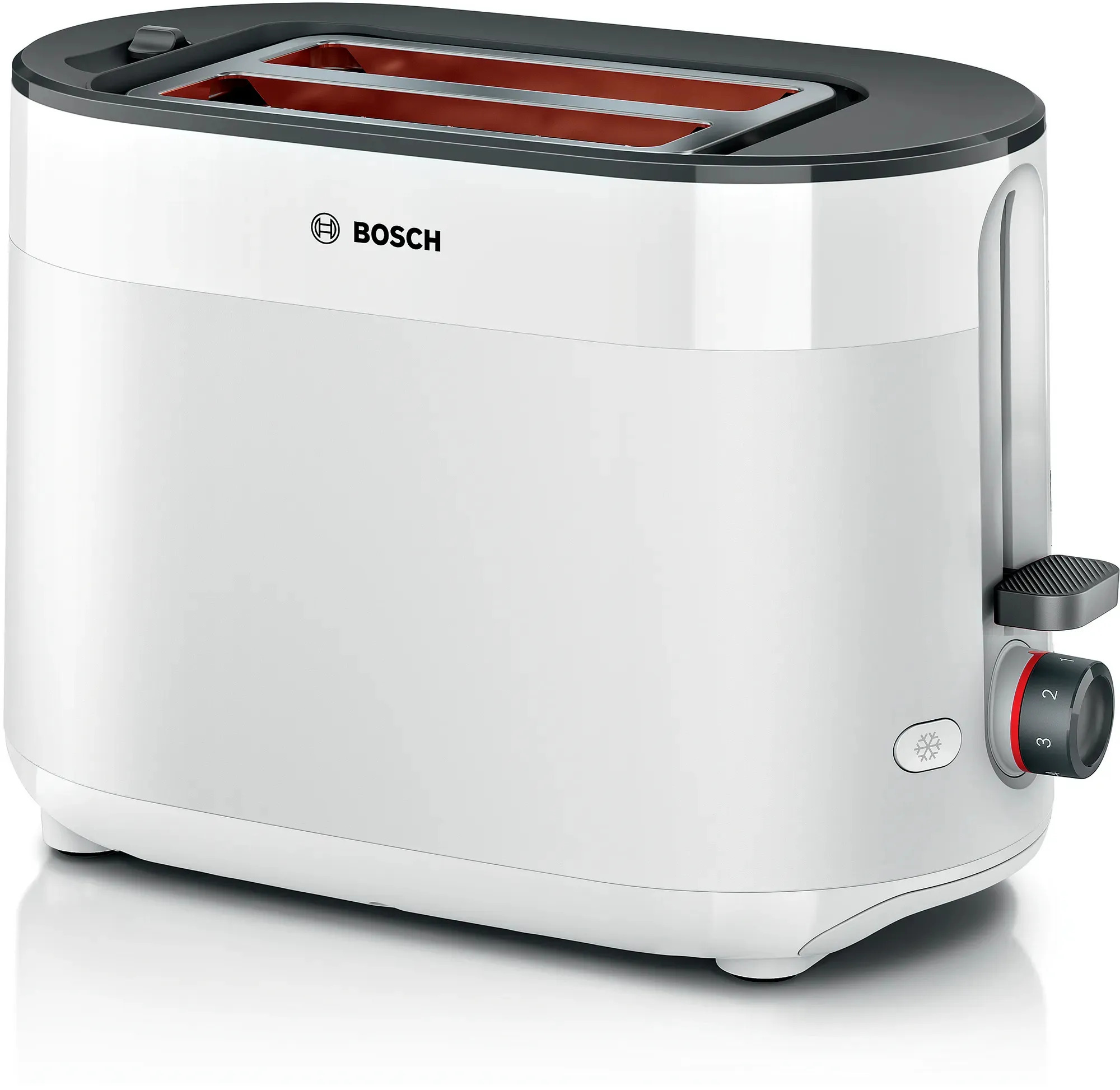 Bosch MyMoment TAT2M121 -leivänpaahdin, 2 viipaleita, valkoinen