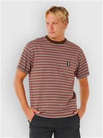 Rip Curl Search Stripe T-paita coffee Miehet