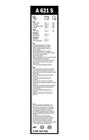 BOSCH A621S Pyyhkijänsulkasarja 3397014621 ALFA ROMEO TONALE, AUDI E-TRON/Q8, JAGUAR I-PACE, PORSCHE TAYCAN -malleihin.