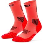 CEP Core Run Socks, Mid Cut, 5.0 - Coral - IV