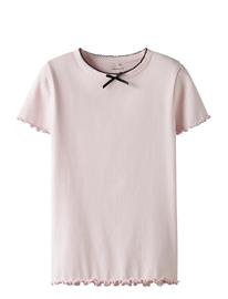 name it Nkffiona Ss Slim Top Pb - White - 158-164