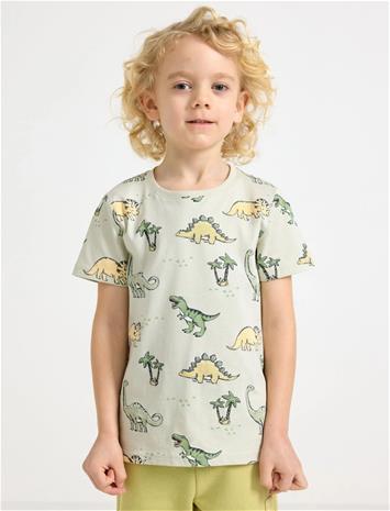 Lindex T-Shirt - Beige - 122/128