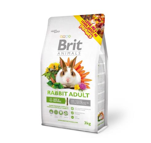 Brit ANIMALS 3kg RABBIT COMPLETE