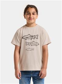 Didriksons Mynta T-paita, Sand Beige, 160