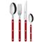 Sabre paris Bistrot Solid aterinsetti 16 osaa, punainen – kuva 1