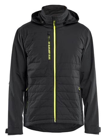 Blä¥kläder 474325139933S Hybriditakki musta/keltainen Musta/keltainen