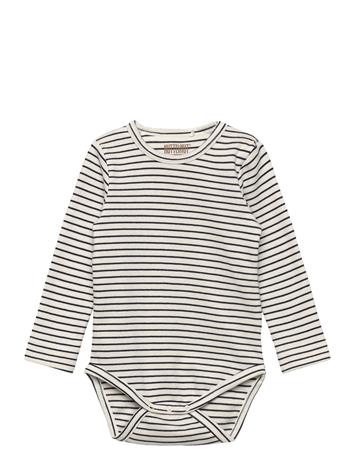 Huttelihut Body Ls Yd Stripe - Cream - 92