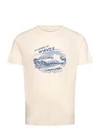 GANT Graphic Ss Tshirt - White - XXXL