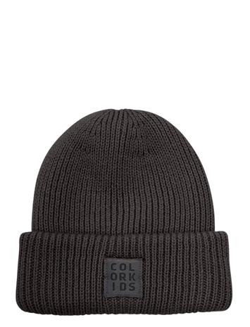 Color Kids Beanie W. Wool - Navy - 1-3Y