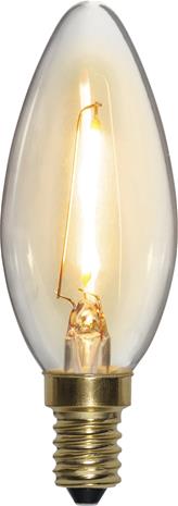 STAR E14 C35 2100K 70LM LED-LAMPPU