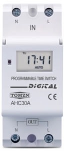 TOMZN 230V 30A DIN AIKARELE KELLOKYTKIN – kuva 1/1