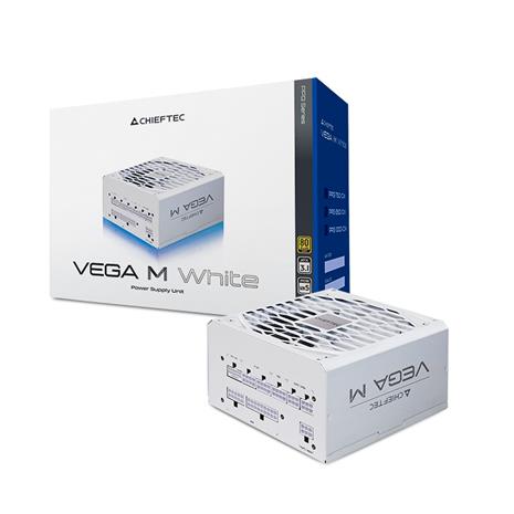 CHIEFTEC Vega M White 850W -virtalähde, 80 Plus Gold