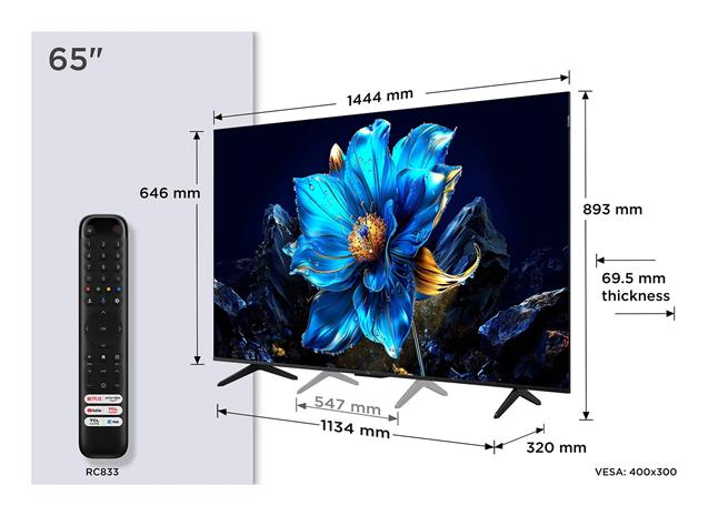 TCL 65P7K (65"), LED-televisio