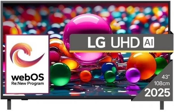 LG 43UA74003 (43"), LED-televisio
