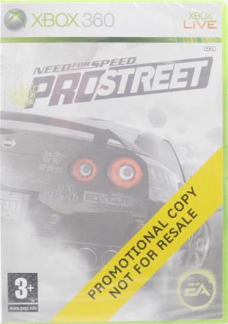 Need For Speed: ProStreet, Xbox 360 -peli