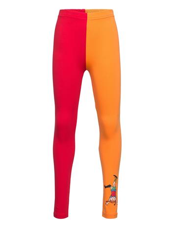 Peppi Leggingsit Punainen/Oranssi 122 cl