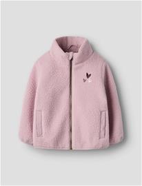 name it Nmfmall Sherpa Jacket - Pink - 116