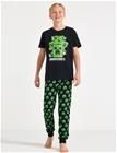 Lindex Pyjamas Set Minecraft - Black - 158/164