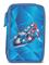 Beckmann Norway Three Section Pencil Case With Content, Blue Lightning - Blue - ONE SIZE – kuva 1