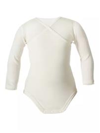 Ruskovilla body pitkät hihat silkkivilla