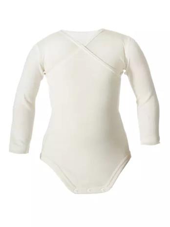 Ruskovilla body pitkät hihat silkkivilla
