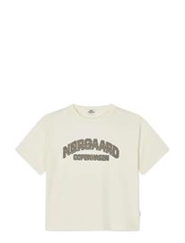 Mads Nørgaard Dry Single Tristi Tee - Cream - 176
