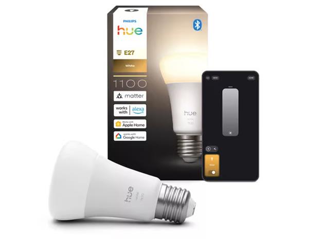Philips Hue LED-älylamppu, White, E27, 1100 lm
