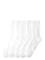 Lindex Sock 5 Pack Solid Sporty - White - 31/33 – kuva 1