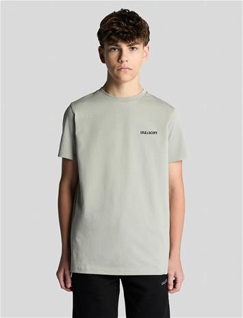 Lyle & Scott Logo Print T-Shirt - Grey - 164-170