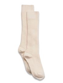 mp Denmark Inger Knee Socks - Cream - 37/39