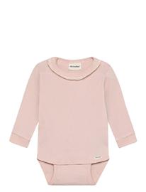 Minymo Body Ls Rib - Cream - 92