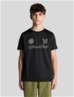 Lyle & Scott Printed Airtex T-Shirt - Black - 152-158