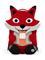 Affenzahn Large Friend Fox - Red - 8 L – kuva 1