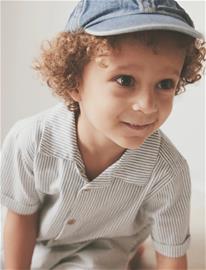 Huttelihut Cap Denim - Blue - 54\6-8Y