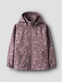 name it Nkfalfa08 Softshell Jacket Aop 1Fo - Pink - 164