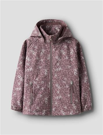 name it Nkfalfa08 Softshell Jacket Aop 1Fo - Pink - 164