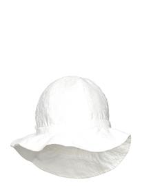 Huttelihut Summer Hat Embroidery - White - 12/24M