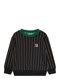FILA Lubaco Regular Pinstriped Crewneck Sweatshirt - Black - 122-128