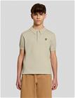 Lyle & Scott Ss Knitted Polo Shirt - Cream - 152-158