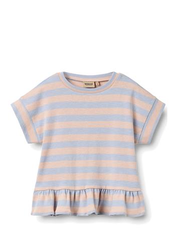 Wheat T-Shirt S/S Marie - Multi/patterned - 152